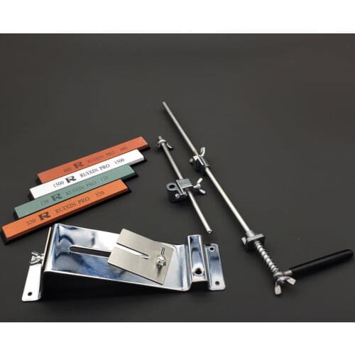 RUIXIN Fixed Knife Sharpener Sharpening Stone Stainless Steel Sharpening System Professional Kitchen Angle Sharpeners Whetstone