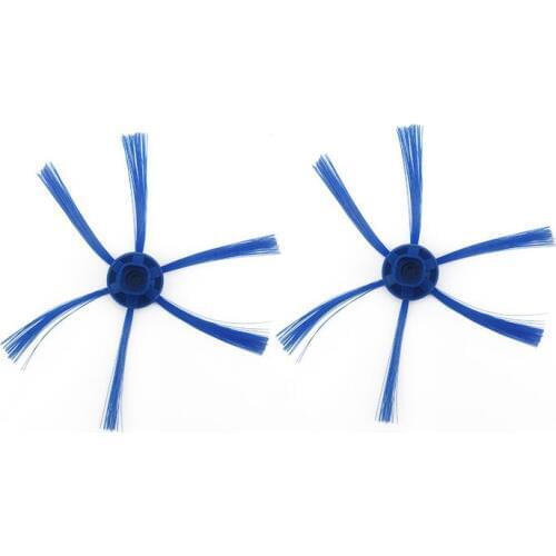 2Pcs 6-Armed Sweeping Robot Side Brushes for Philips FC8796 FC8794 FC8792 Vacuum Cleaner Parts