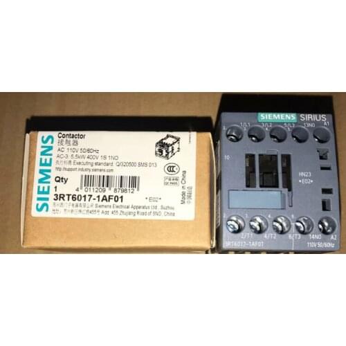 1pc Siemens 3RT6017-1AF01 12A 110V Ac contactor free shipping