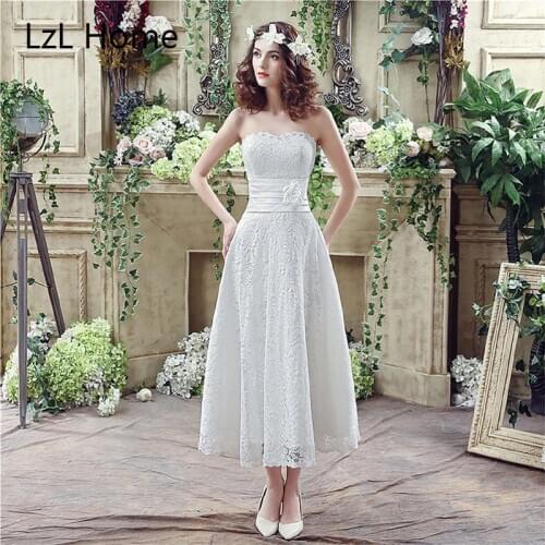 LzL Home Sleeveless Wedding Dresses