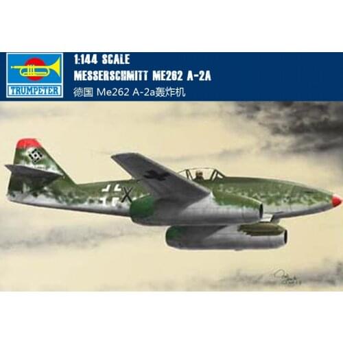 1:144 German Messerschmit Me262 A-2a Bomber Fighter Model Plastic Assemble Model