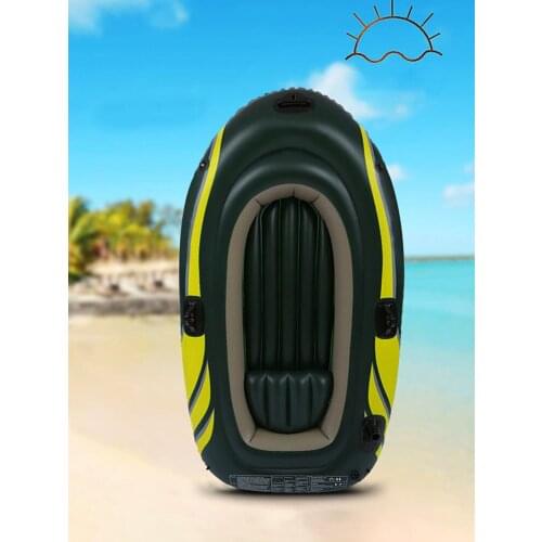 2 People Inflatable Boat Kayak Canoe Fishing Boat With Double Valve Pvc Kayak For Adults Anti-wear Thickened Fishing Boat