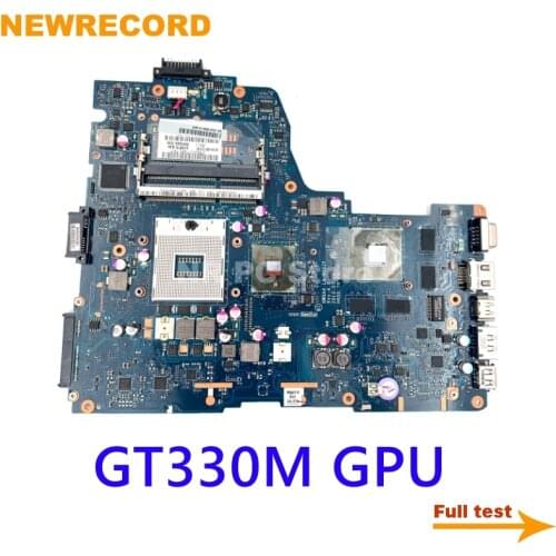 NEWRECORD NWQAA LA-6062P K000109880 laptop motherboard for Toshiba Satellite A660 A665 HM55 rPGA988A DDR3 GT330M 1GB GPU