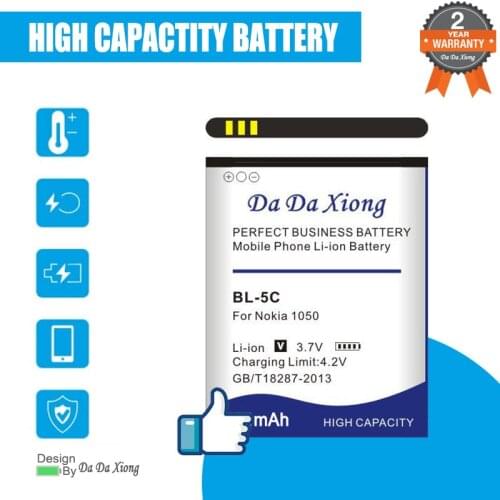 100% New 3700mAh BL-5C Li-ion Phone Battery for Nokia C2-06 C2-00 X2-01 1100 6600 6230 5130 2310 3100 6030 3120 3650 6263 6230i