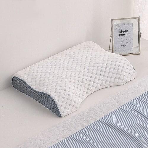 Orthopedic Memory Foam Bedding Pillow for Neck Protection Slow Rebound Health Care Cervical Neck Pillow Pain Relieve 46*34*8Cm