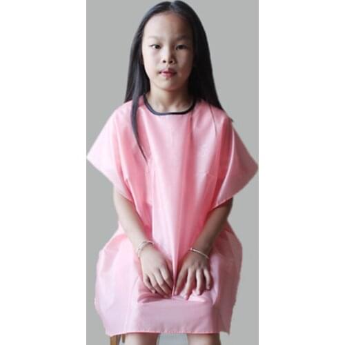 Hairdressing Wraps for Kids 60x90cm Child Hair Cutting Waterproof Cape Barber Styling Salon Polyester Wrap Cartoon Clothes