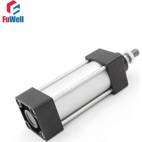 Pneumatic Air Cylinder SC Type 50mm Bore 25/50/75/100/125/150/175/200mm Stroke Double Acting Air Cylinder