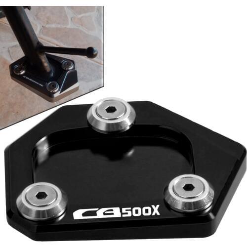 Motorcycle Sidestand Kickstand Foot Plate Side Stand Extension Pad Enlarge Extension For Honda CB500X CB500 X 2013 2014 2015