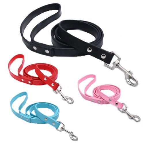 Small Dog Leash PU Leather Dog Leashes For Chihuahua Yorkishire Pug Small Dogs Cats Walking Leashes