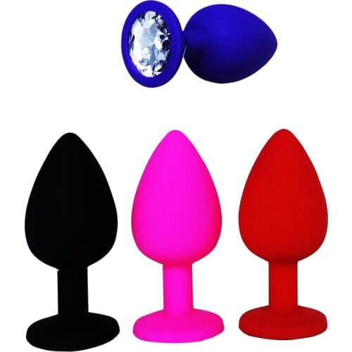 Small size Silicone Butt Plug Anal Plugs Unisex Sex Stopper Adult Toys for Men/Women Anal Trainer For Couples SM