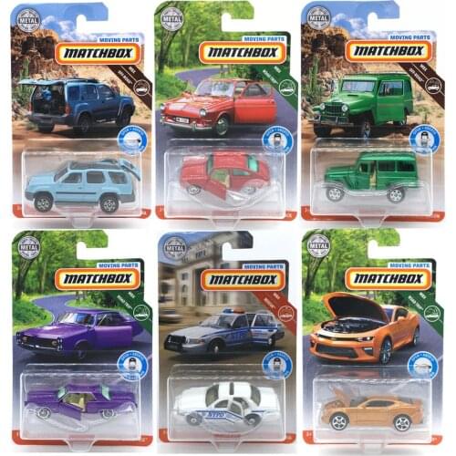 MATCHBOX Simulated City Car Collectors Edition Movable door Ford Jepu Toys for Childen Collect gifts