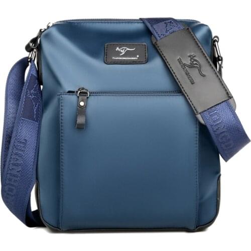 Kangaroo Famous Brand Summer Messenger Bag Men Crossbody Bag For Men Oxford Flap Business Shoulder Bag Casual Canvas Male Bags