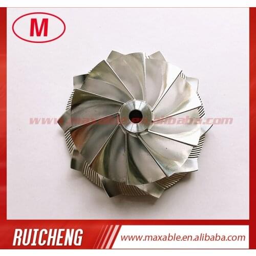 TD05 65.70/82.46mm 10+0 blades turbocharger high performance billet/milling/aluminum 2618 compressor wheel