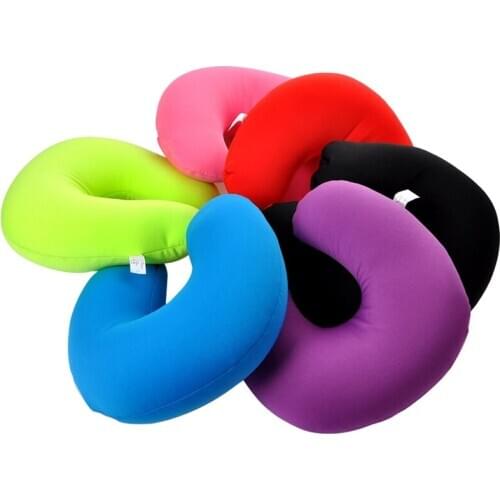 Urijk U Shaped Soft Travel Pillows Sleeping Head Rest Neck Cushion For Office Car Flight Air Pillow Memory Cotton Pillow