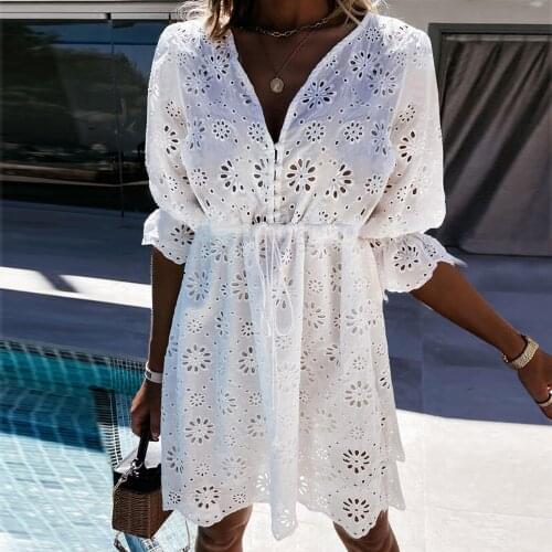 YIYU Summer Dresses With Lace