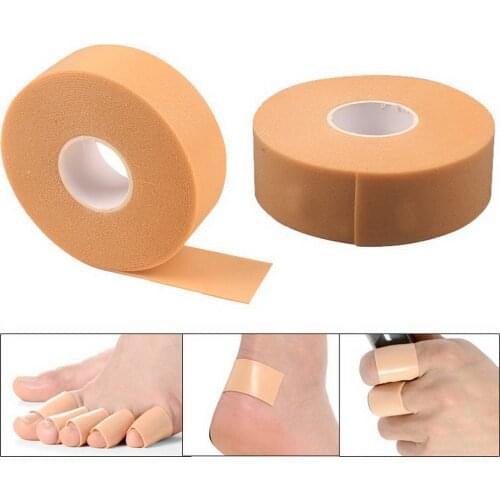 1 roller Foam Foot Corn Calluses Toe Finger Protector Hallux Valgus Shoe Cushion Anti-friction High Heel Feet Pads Sticker