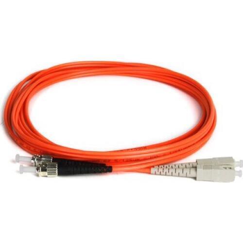 10M SC To ST Fiber Optic Cable MultiMode Duplex Patch Cord OM1 62.5/125