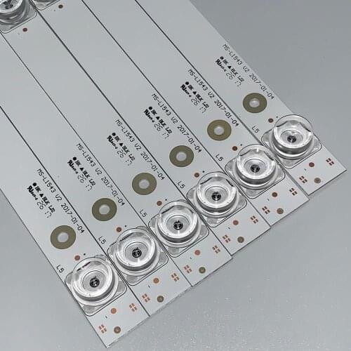 10PCS in 1tv Original QUALITY MS-L1543 V2 light bar CX550DLEDM MS-L1543 V2 A3 53CM 6V 188-192LM CX550DLEDM Backlight