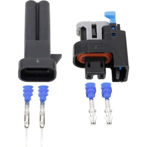 2 Pin Methanol Conversion Plug-in For Sail/Excelle Lnjector Plug With End Blocking DJ7021Y-0.6-11/21