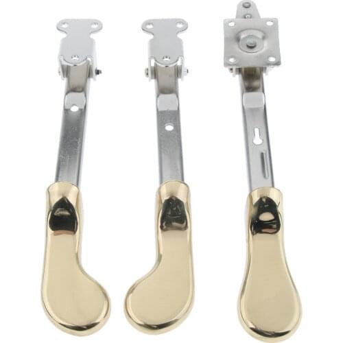 3 Pieces Piano Keyboard Sustain Pedal Switch Mechanism DIY Damper Foot Pedal Repalcement Parts Accessories for Upright Piano