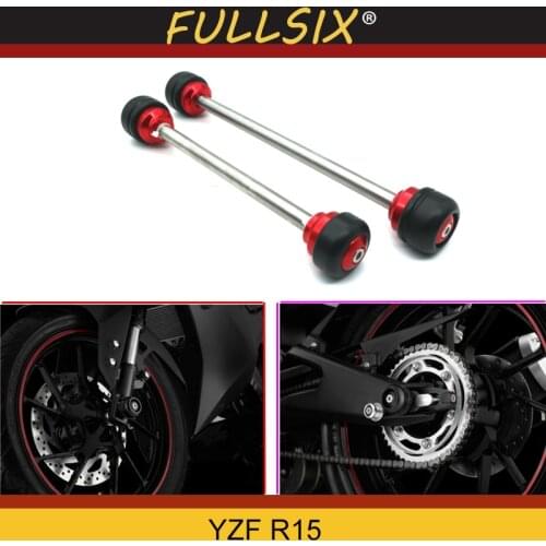 For YAMAHA YZF R15 V3 V3.0 VVA 2017 2018 2019 Motorcycle Accessories Front Wheel / Rear Wheel Axle Protection Falling Protection