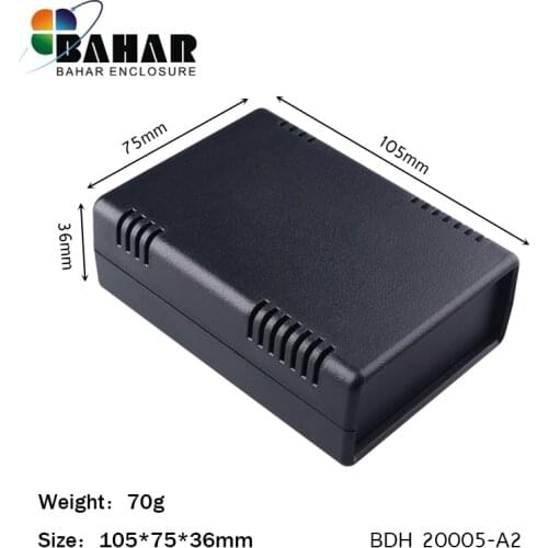 Bahar Desk-top electronics plastic ABS 5 pieces enclosure from Bahar Enclosure 105*75*36 mm BDH20005