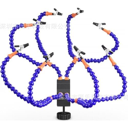 Eight claw multifunctional aluminum alloy lead-free welding stand