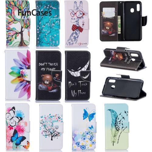 Cases Covers For capa Samsung A10S Aksesuar Little Tree Carcaso sFor Samsung accesorios A20E A10 A10E PU Leather Phone Case