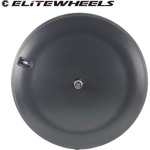 ELITEWHEELS 700C Full Carbon Disc Wheel AERO Shape 3K Twill Wide Wheels Clincher Tubular Tubeless Triathlon Time Track Tt Bike