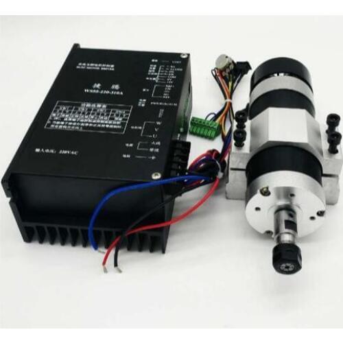ER11 600W brushless spindle high speed air-cooled spindle kit directly inserted 220V can be used