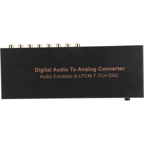 HD Multimedia Interface HDMI-campatible 4K Video Converter LPCM to 7.1 CH Digital Audio Extractor Adapter Digital Audio Decorder