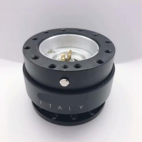 JDM MO Universal Aluminum Alloy Racing Steering Wheel Quick Release Hub Adapter With Button