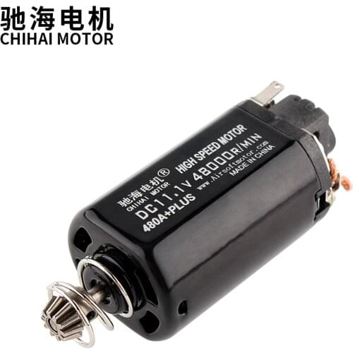 Chihai Motor CHF-480A+plus high speed 48000rpm short Axle type dc gear Motor for Gel Blaster Ver.3 Gearbox