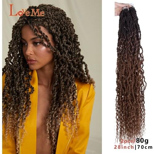 Love Me Soft Synthetic Crochet Braids Hair Natural Black Omber Blonde Passion Loose Twist Synthetic Hair Extension for Women