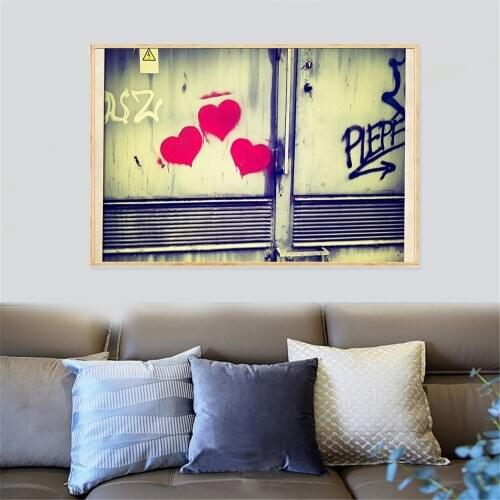 Nordic Wall Picture Living Room Colorful graffiti Oil Painting Stranger Things Posters Decorativos Canvas Wall Pictures posters