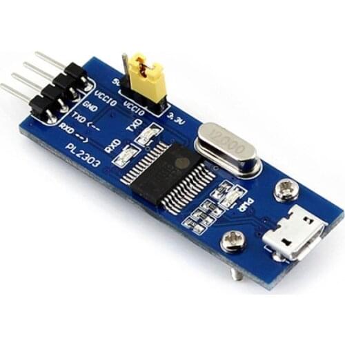PL2303 USB UART Board (micro) USB TO UART USB micro connector PL2303TA onboard Supports windows 10 /XP/7/8/8.1 Free Ship