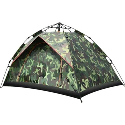 Camping Pop Up Tent Reactive Family Tent Automatic Double Layer Tent for Outdoor Hiking jlrr