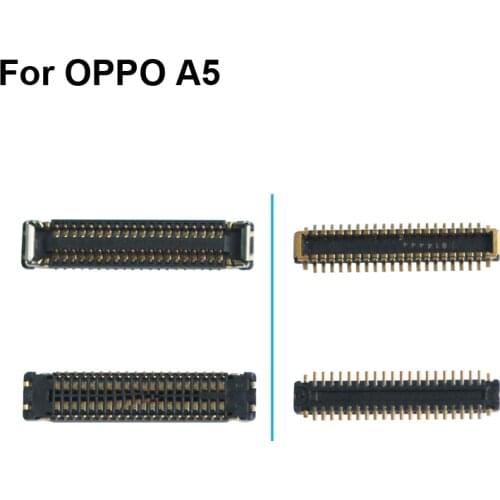 2pcs FPC connector For OPPO A5 LCD display screen on Flex cable on mainboard motherboard For OPPO A 5 OPPOA5
