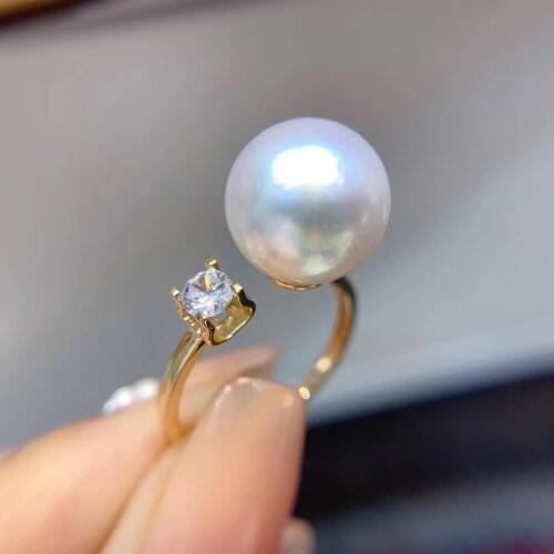 Hot Fashion Ring Base Mountings Findings Settings Adjustable Ring Jewelry Parts Fittings Accessories for Pearl Stones 30pcs/lot