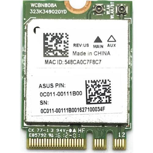 WLAN Card QCNFA364A 802.11a/b/g/n/ac ABGN-AC Network Module Card + Bluetooth V4.1 for Atheros WCBN808A 867 Mbps NGFF 2.4GHz/5GHz