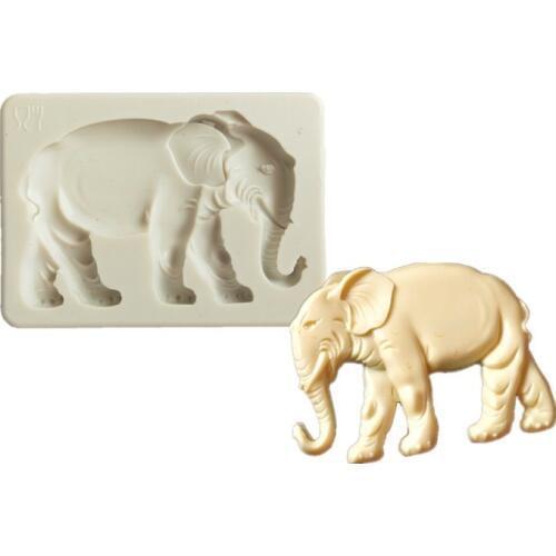 Elephant shape fondant silicone mold chocolate candy silicone mold soft clay clay tool
