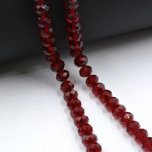 6*8mm FLTMRH Crystal Glass Beads 70Pcs/Lot 040 Rondelle Faceted Loose Spacer Beads for DIY Jewelry Making Wholesale