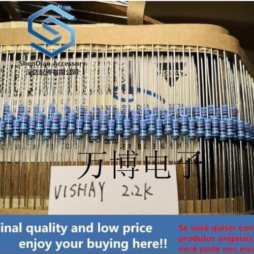10pcs only orginal new can resistance 1/4W 0.25W 2.2K 2200 ohm
