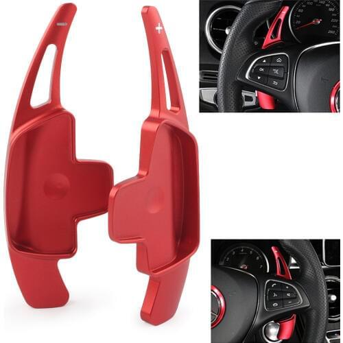 Car Steering Wheel Shift Paddle Extension Trim For Benz A180 W176 B250 W246 E350 W212 CLA CLS GLA GLC GLE