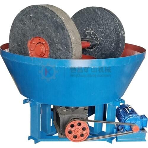 High Quality Gold Processing Equipment Wet Pan Grinding Mill