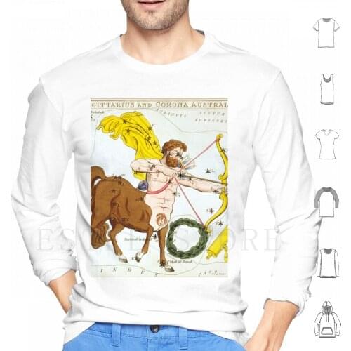 UraniaS Mirror-Sagittarius And Australis , Microscopium , And Telescopium Hoodies Long Sleeve Designer Magic Myth