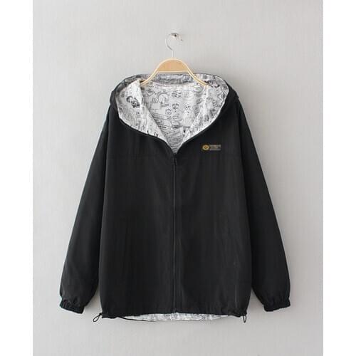 Women Hooded Jacket 2020 Double Faced Spring Long Sleeve Casual Jacket Coat Women Basic Loose Short Jacket Female Outerwear New