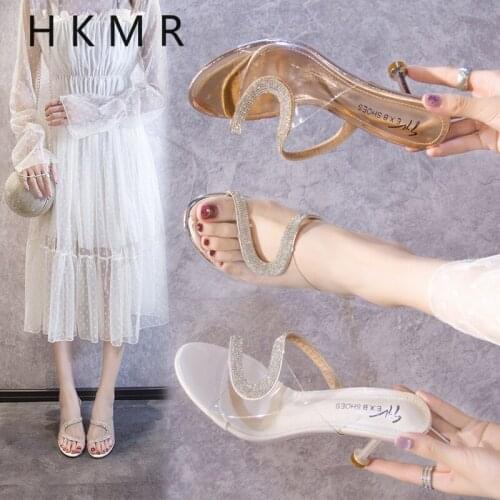 2021 Fashion Bling Clear Crystal Cup High Heel Women Transparent Sandals Stilettos Sexy Pumps Summer Shoes Peep Toe Women Pumps