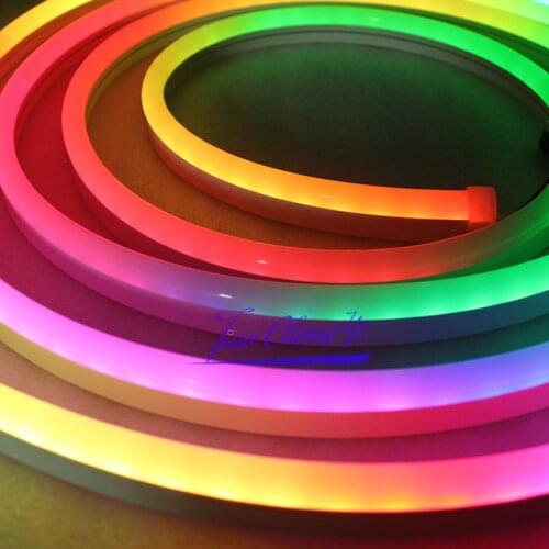 1m 2m 5m 10M led Neon Rope WS2812B SK6812 WS2811 RGB Pixel Light 60leds/m Silicon Waterproof Neon Strip DC 5V 12V 24V