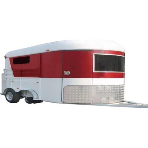 2 Horse Angle Load horse float-Deluxe horse trailer supplier of China